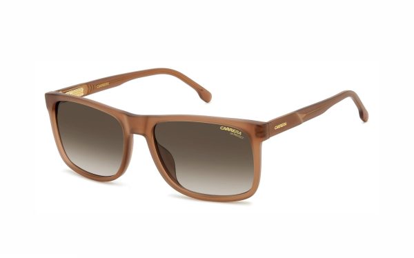 نظارة شمسية كاريرا CARRERA C FLEX 01/G/S YZ4HA حجم العدسة 57 شكل الاطار مربع لون العدسة بني لون الاطار بني رجالي