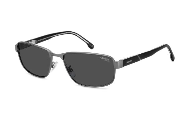 CARRERA C FLEX 09/G/S R81IR Sunglasses Lens size 58 Frame shape Rectangle Lens color Grey Frame color Grey Men's