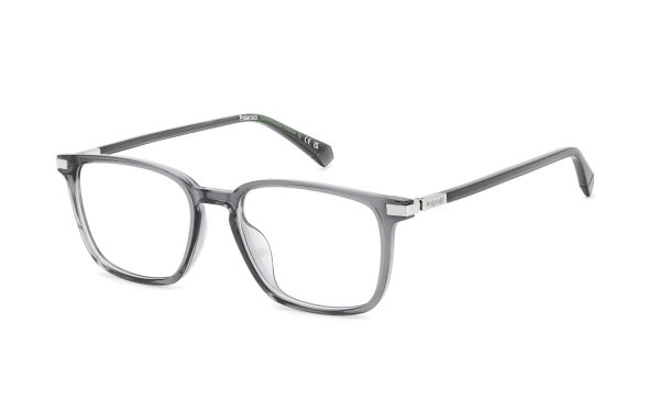Polaroid Eyeglasses PLD D523/G KB7 Lens Size 52 Frame Shape Square Frame Color Gray For Men