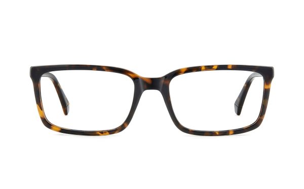 Polaroid Eyeglasses PLD D546 086 Lens Size 57 Frame Shape Rectangle Frame Color Havana For Men