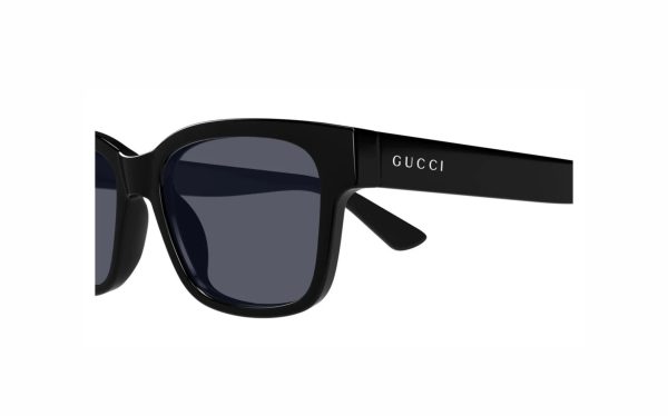 Gucci Sunglasses GG1716S 001 Size 54 Frame Shape Square Lens Colour Grey Frame Color Black for for Men