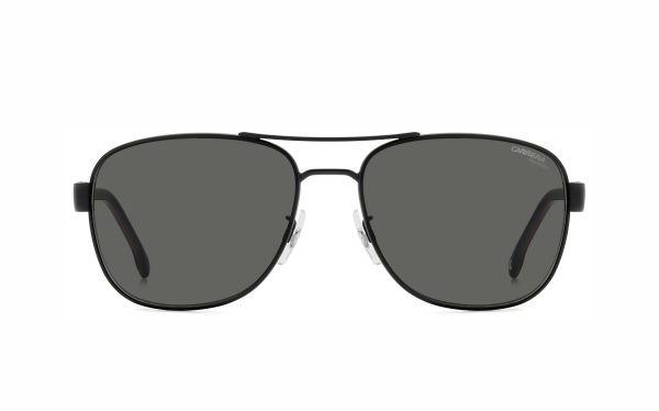 نظارة شمسية كاريرا CARRERA C FLEX 02/G/S 003M9 حجم العدسة 60 شكل الاطار مربع لون العدسة رمادي بولارايزد لون الإطار اسود رجالي