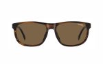 نظارة شمسية كاريرا CARRERA C FLEX 08/G/S EX4SP حجم العدسة 58 شكل الاطار مربع لون العدسة برونزي بولارايزد لون الإطار هافانا رجالي