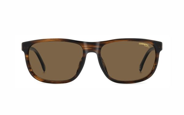 نظارة شمسية كاريرا CARRERA C FLEX 08/G/S EX4SP حجم العدسة 58 شكل الاطار مربع لون العدسة برونزي بولارايزد لون الإطار هافانا رجالي