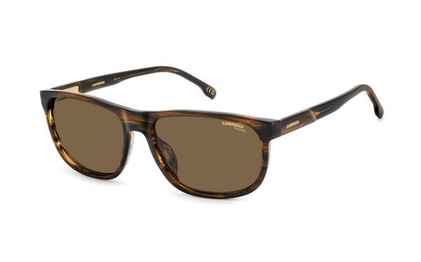 نظارة شمسية كاريرا CARRERA C FLEX 08/G/S EX4SP حجم العدسة 58 شكل الاطار مربع لون العدسة برونزي بولارايزد لون الإطار هافانا رجالي
