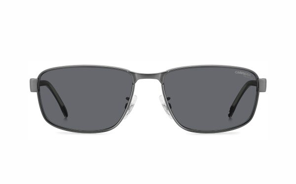 نظارة شمسية كاريرا CARRERA C FLEX 09/G/S R80M9 حجم العدسة 58 شكل الاطار مستطيل لون العدسة رمادي بولارايزد لون الإطار رمادي رجالي